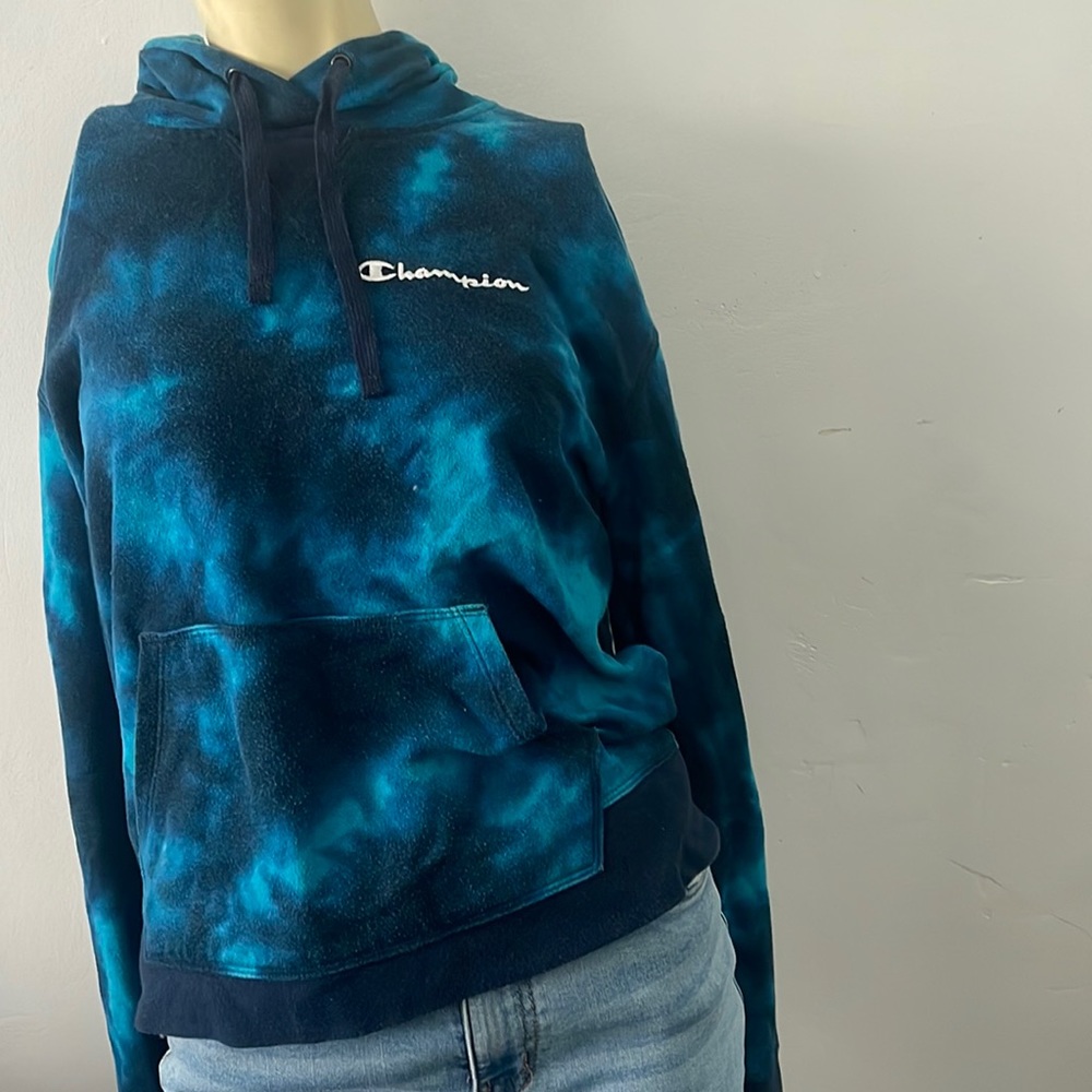 Blue tie dye